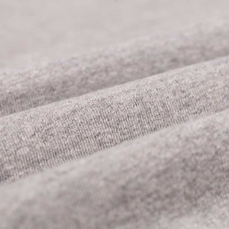 Image-Flâneurs_DUBBLE WORKS / Cut Off Sleeve Sweat Polo Heather Grey_detail-2