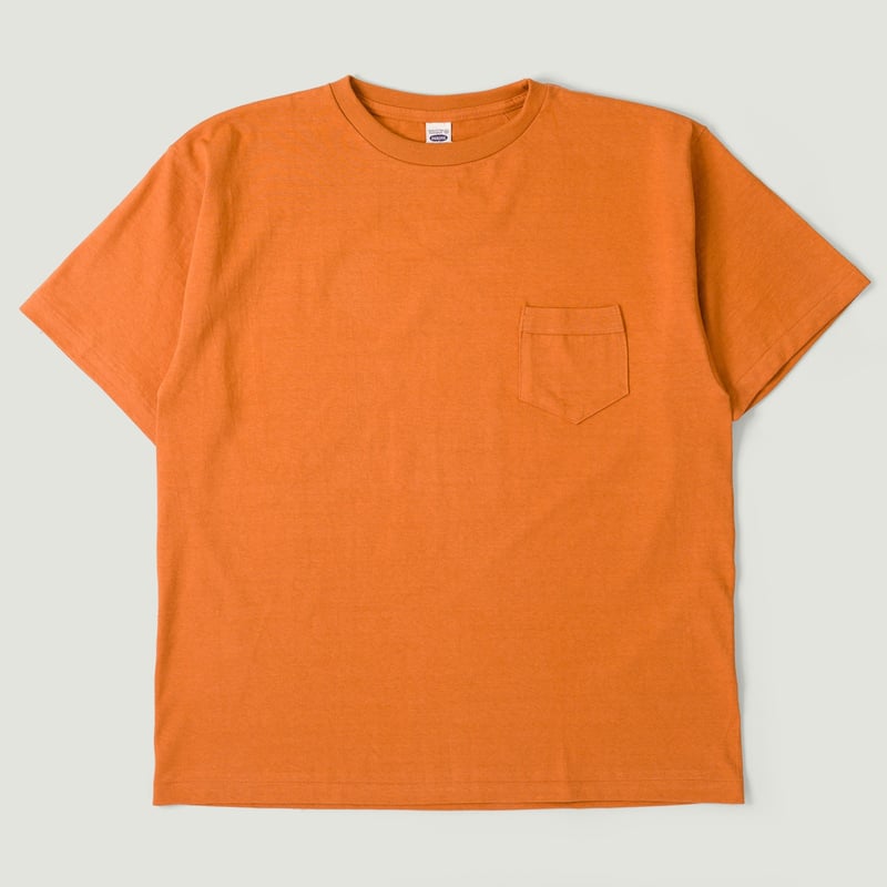 Image-Flâneurs_DENIME / Lot. 273 Crew Neck Pocket T-Shirt Brick_Vignette