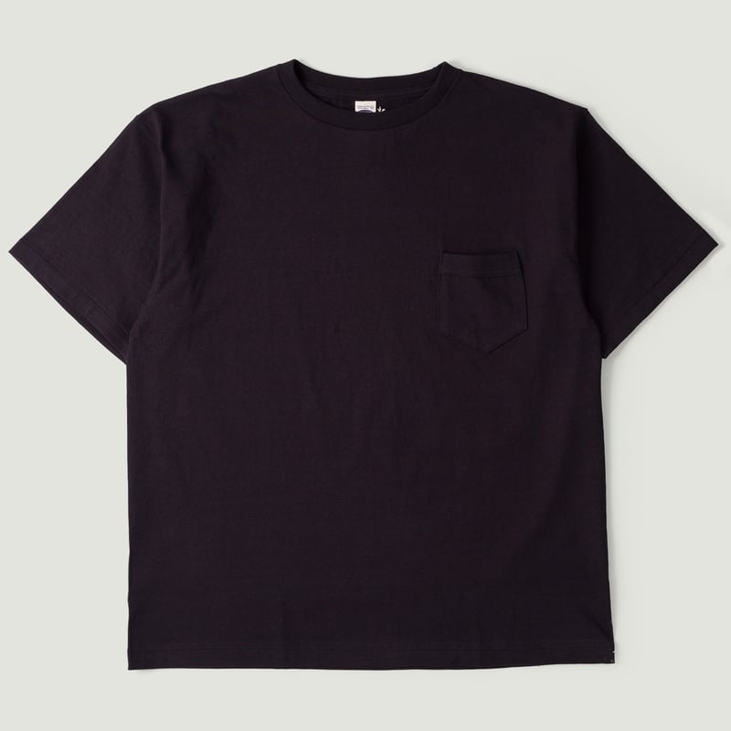 Image-Flâneurs_DENIME / Lot. 273 Crew Neck Pocket T-Shirt black_Vignette