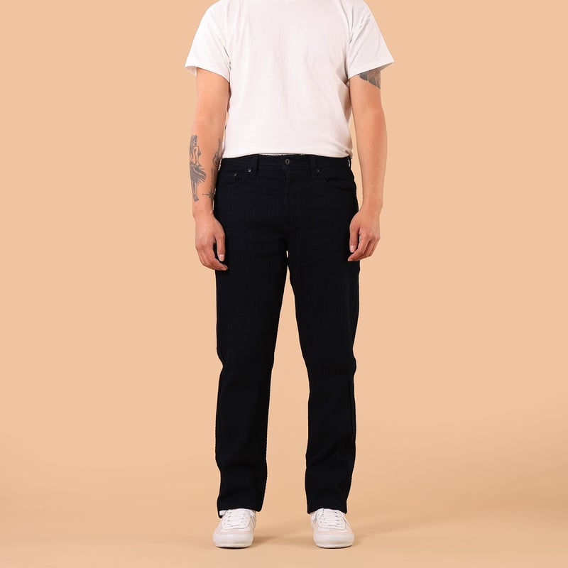 Image-Flâneurs_NAKED & FAMOUS WeirdGuy Indigo Sugiaya de face