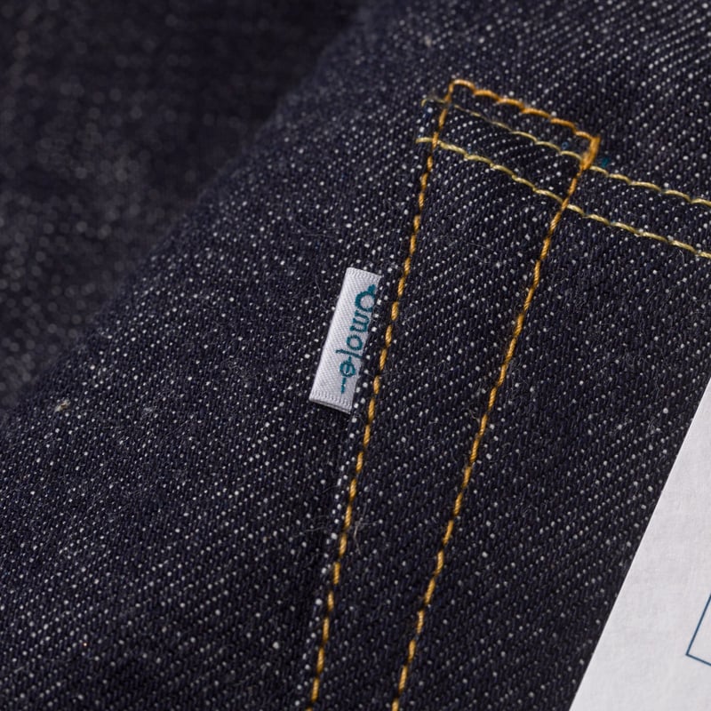 images flâneurs OMOTO DENIM  15.5oz Raw Denim coin detail-2