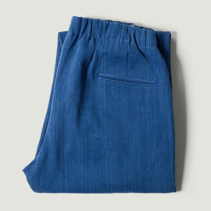 Image Pantalon à pinces indigo Kardo X Flâneurs Vignette