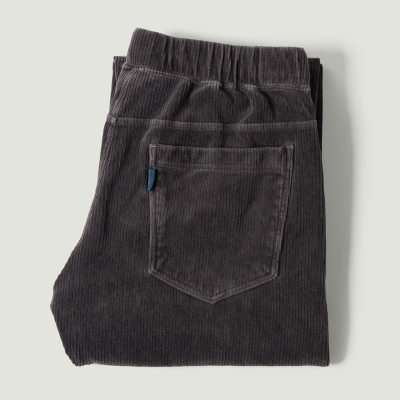 Image-Flâneurs_GOOD ON / Knit Corduroy Pants P-Black_Vignette
