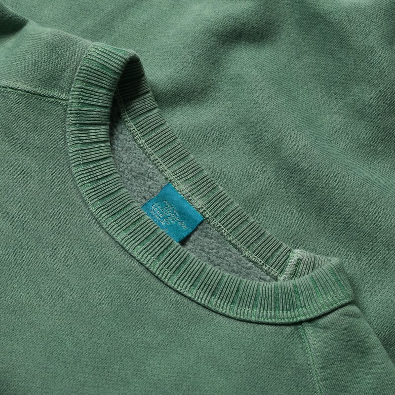 image flâneurs sweat Good On raglan p-dk green detail