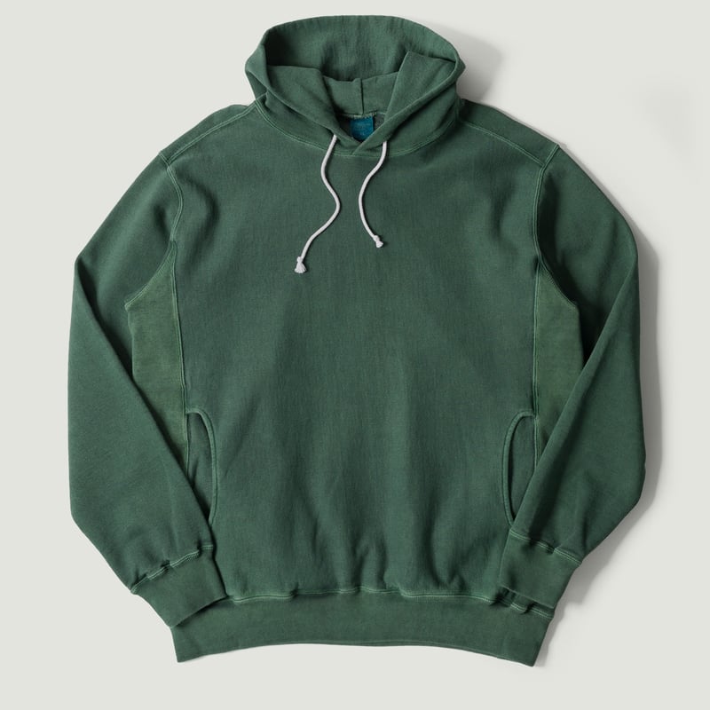 image flâneurs GOOD ON  Heavy Pullover Hood Sweat P-dark-Green Vignette