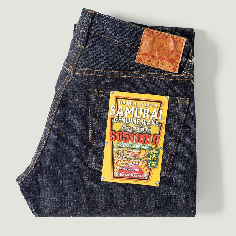 Vignette flaneurs SAMURAI JEANS 15oz Otokogi Slim Tapered Selvedge Denim