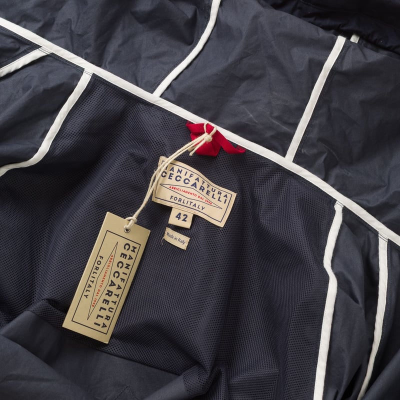 flaneurs MANIFATTURA CECCARELLI  All Weather Coat navy inside