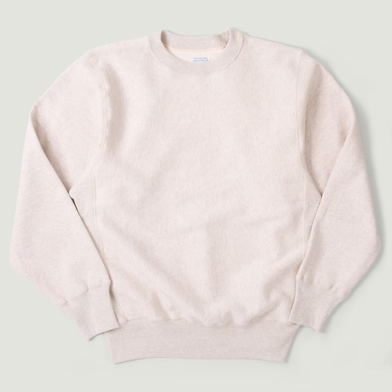 Image-Flâneurs_WAREHOUSE & CO. / Lot. 483 Reverse Weave Loopwheel Sweatshirt Oatmeal_Vignette