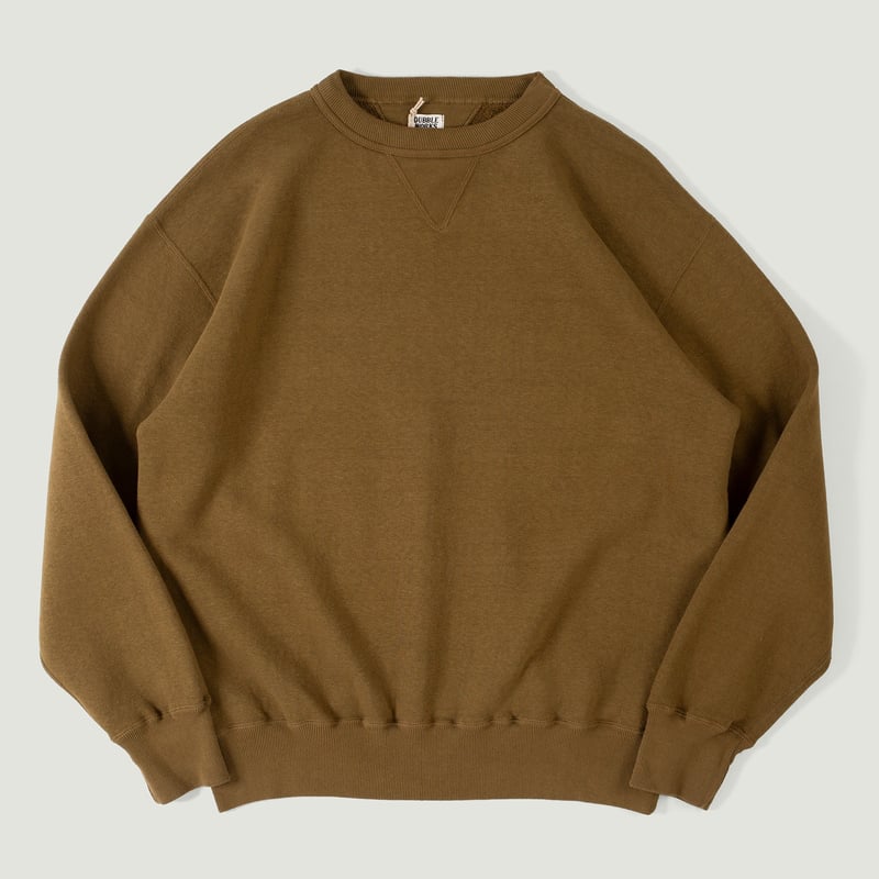 Vignettes flaneurs DUBBLE WORKS  Loopwheel Sweatshirt khaki
