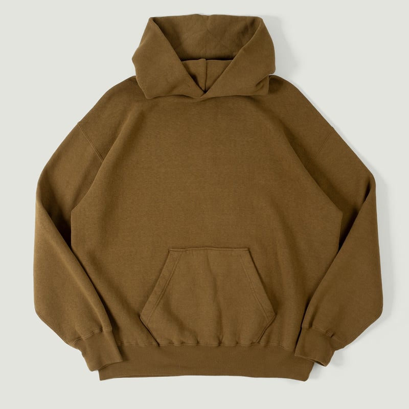Vignette flaneurs DUBBLE WORKS  Loopwheel Sweat Hoodie Khaki