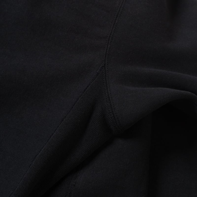 détail flaneurs WAREHOUSE & COW Lot. 487 Zip Hooded Sweatshirt Black (1)