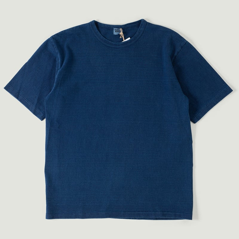 Vignette flaneurs DUBBLE WORKS Heavyweight Short Sleeve Tee Indigo