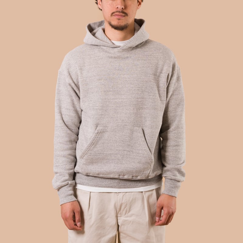 Loopwheel Sweat Hoodie Heather Grey