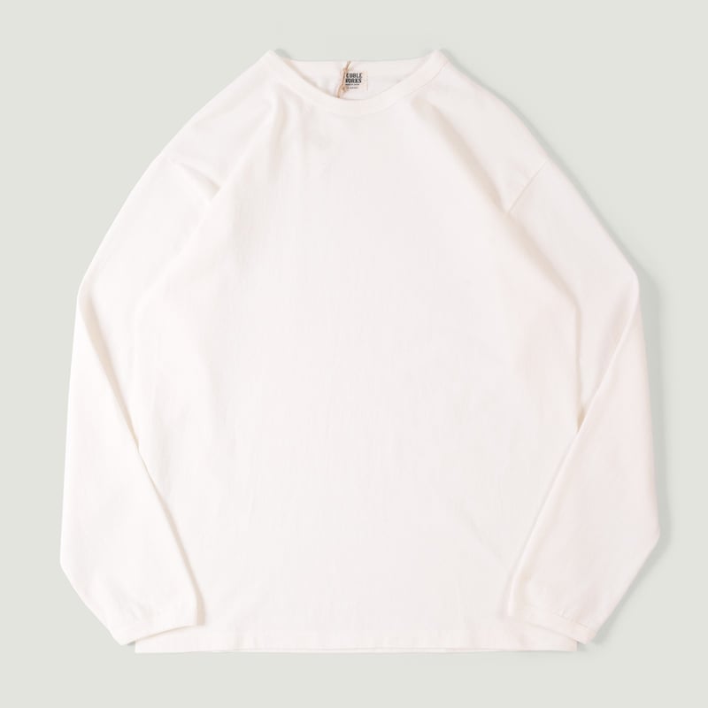 Vignette flaneurs DUBBLE WORKS Heavyweight Long Sleeve Tee off white