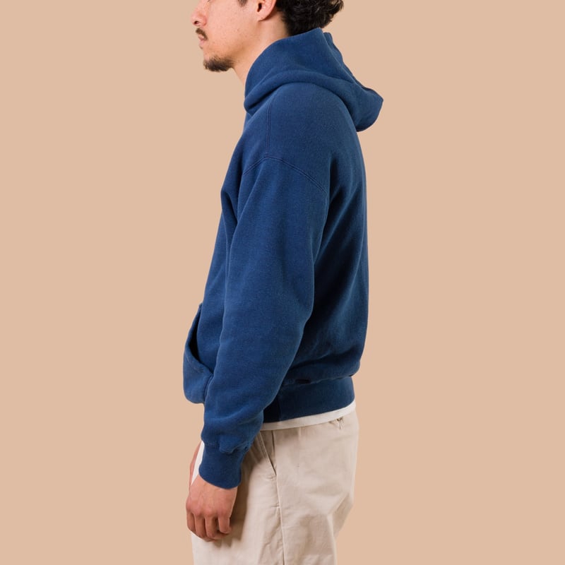 image de profil flaneurs DUBBLE WORKS  Loopwheel  Sweat Hoodie indigo