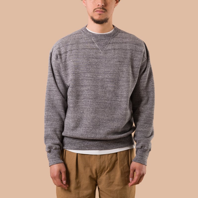 Loopwheel Sweatshirt Heather Charcoal
