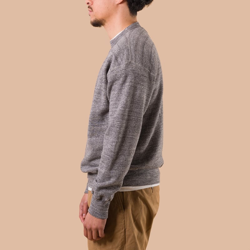 image de profil flaneurs DUBBLE WORKS  Loopwheel Sweat Heather Charcoal