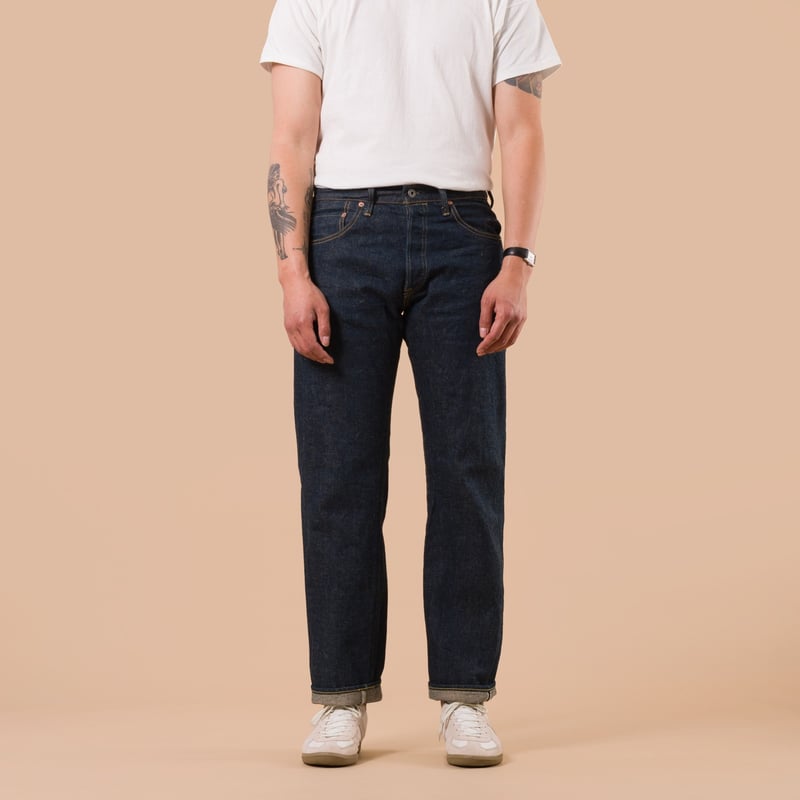 image flaneurs ONI DENIM 270 Ishikawadai 15oz New Regular Straight de face