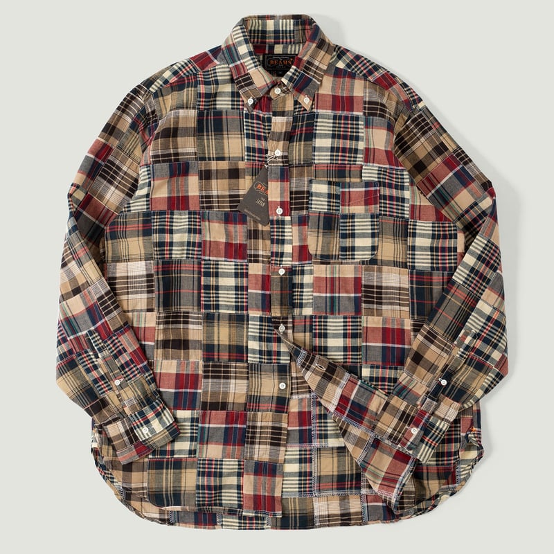 Vignettes flaneurs chemise patchwork Beams Plus Japan