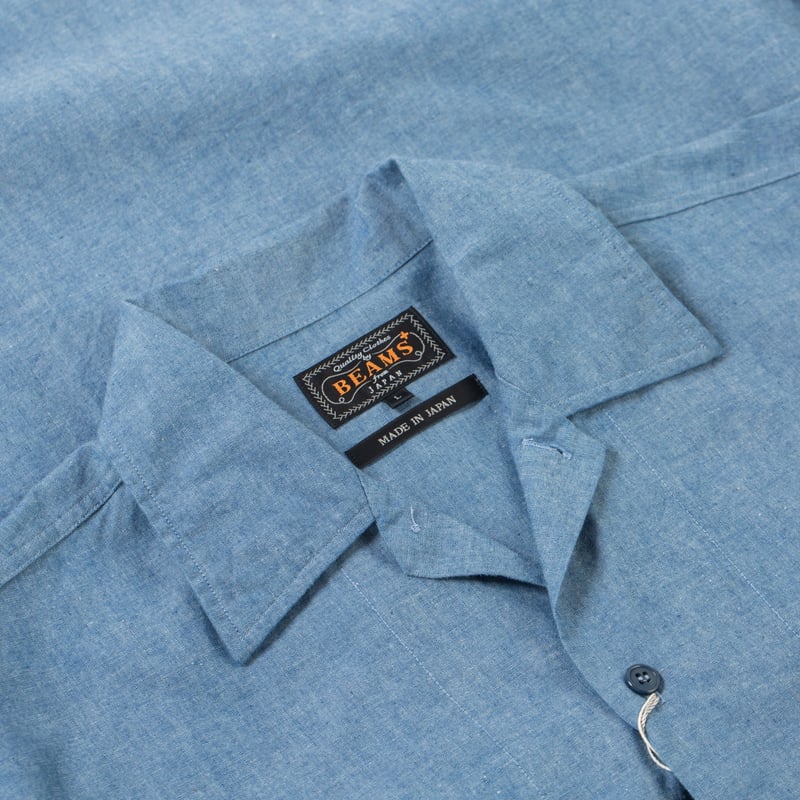 image col flaneurs chemise chambray col cubin Beams Plus Japan (2)
