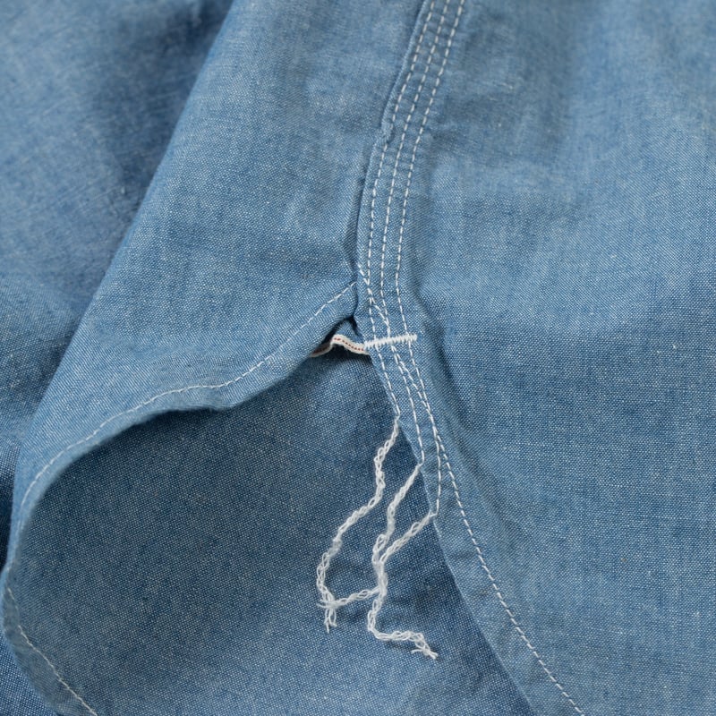 image détail runoff flaneurs chemise workshirt chambray Beams Plus Japan (3)