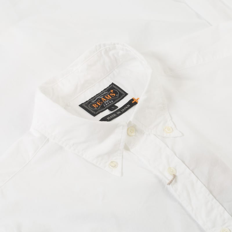 image detail de dos flaneurs chemise oxford blanche Beams Plus Japan (2)