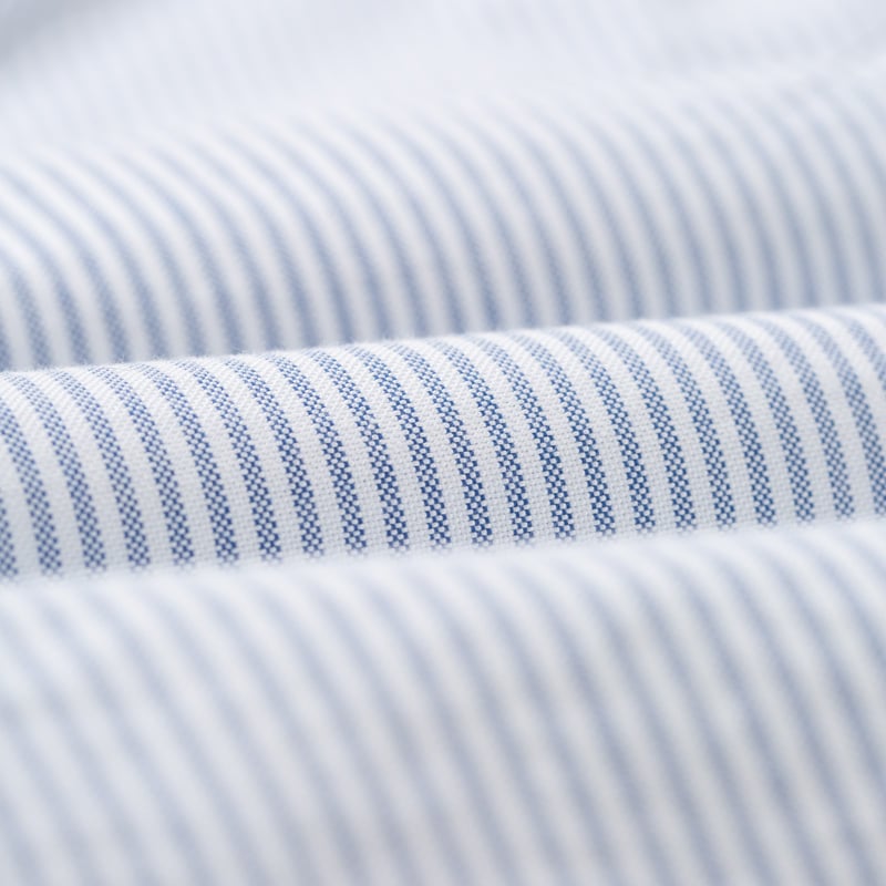 image détail flaneurs chemise oxford candy stripe blue Beams Plus Japan (2)