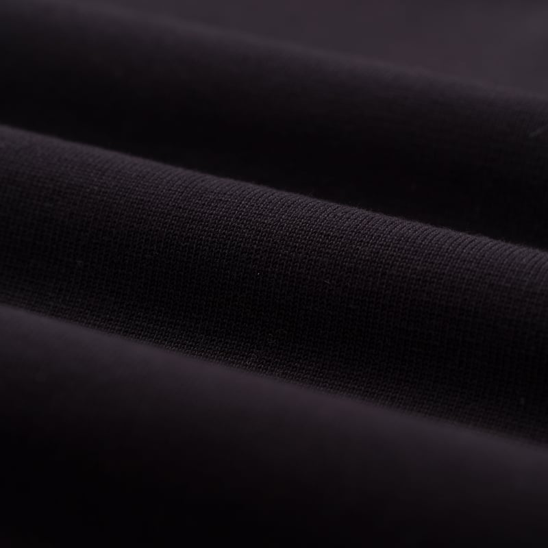 Image-Flâneurs_BEAMS PLUS / Knit Polo 12G Black détail matière