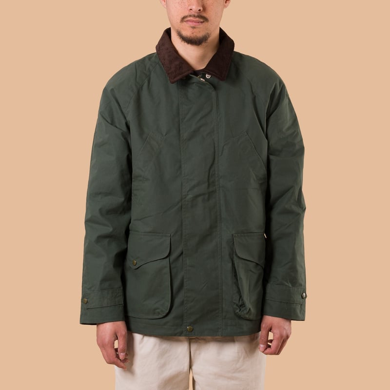 Image-Flâneurs_MANIFATTURA CECCARELLI / Rain Caban Dark Green de face