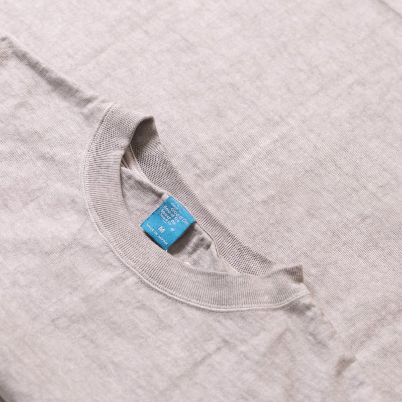 Image-Flâneurs_GOOD ON / L/S Heavy Crew Tee p-ash détail