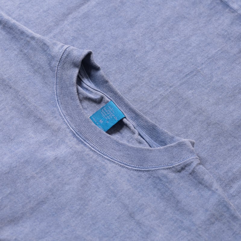 Image-Flâneurs_GOOD ON / L/S Heavy Crew Tee p-ajisai détail col