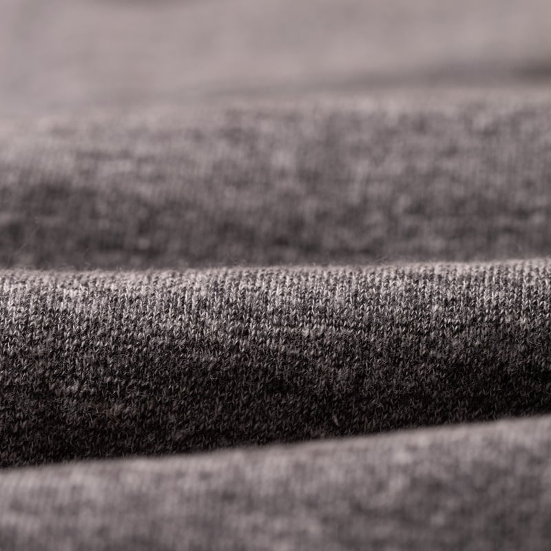Image-Flâneurs_DUBBLE WORKS / Loopwheel Sweat Pants Heather Charcoal détail matière