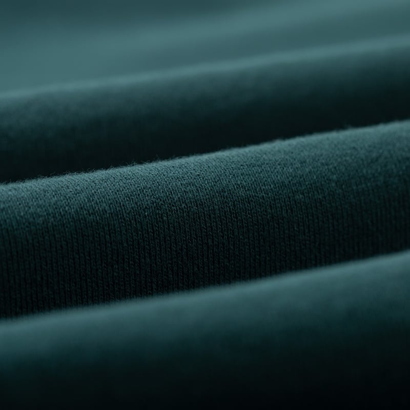 détail flaneurs  BEAMS PLUS crewneck sweatshirt dark green (1)