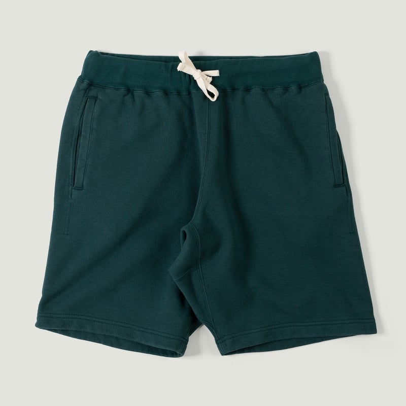 Vignettes flaneurs  BEAMS PLUS sweat short Dark Green