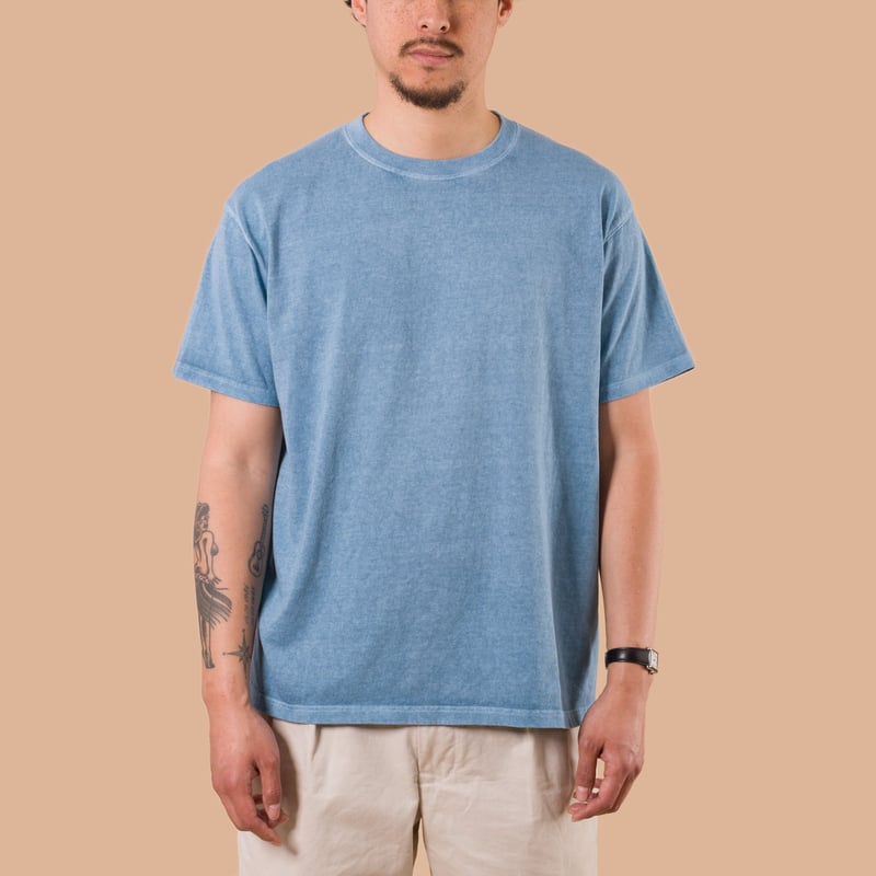 Short Sleeve Crew T-Shirt P-Denim