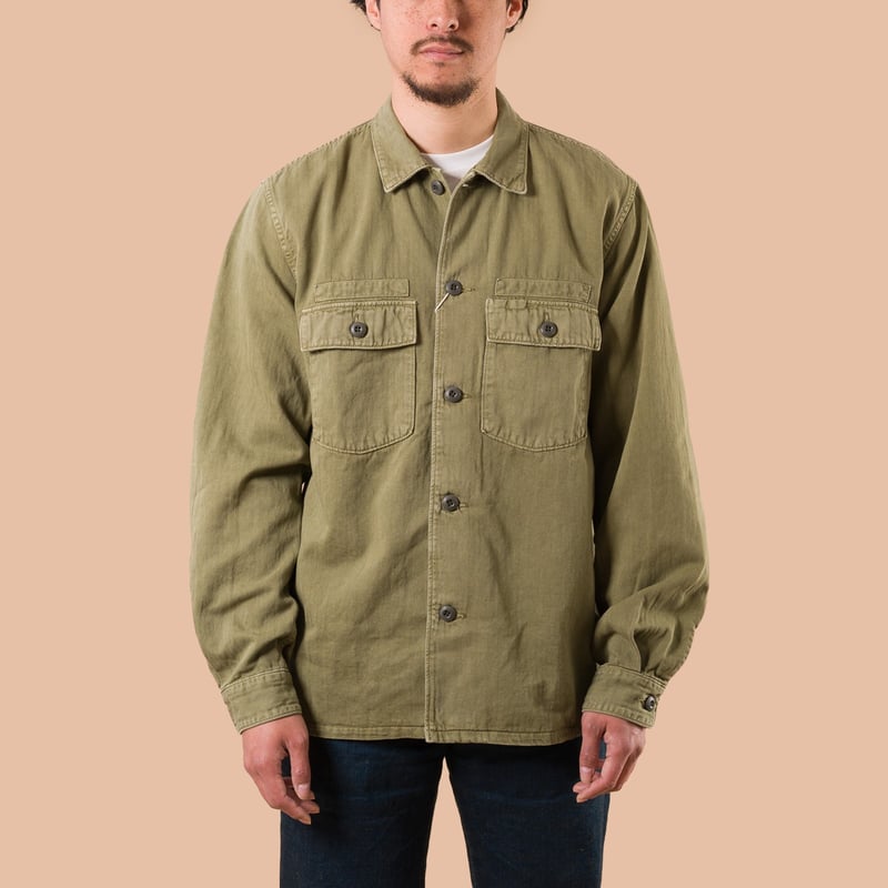 F2461 HBT Fatigue Jacket Olive
