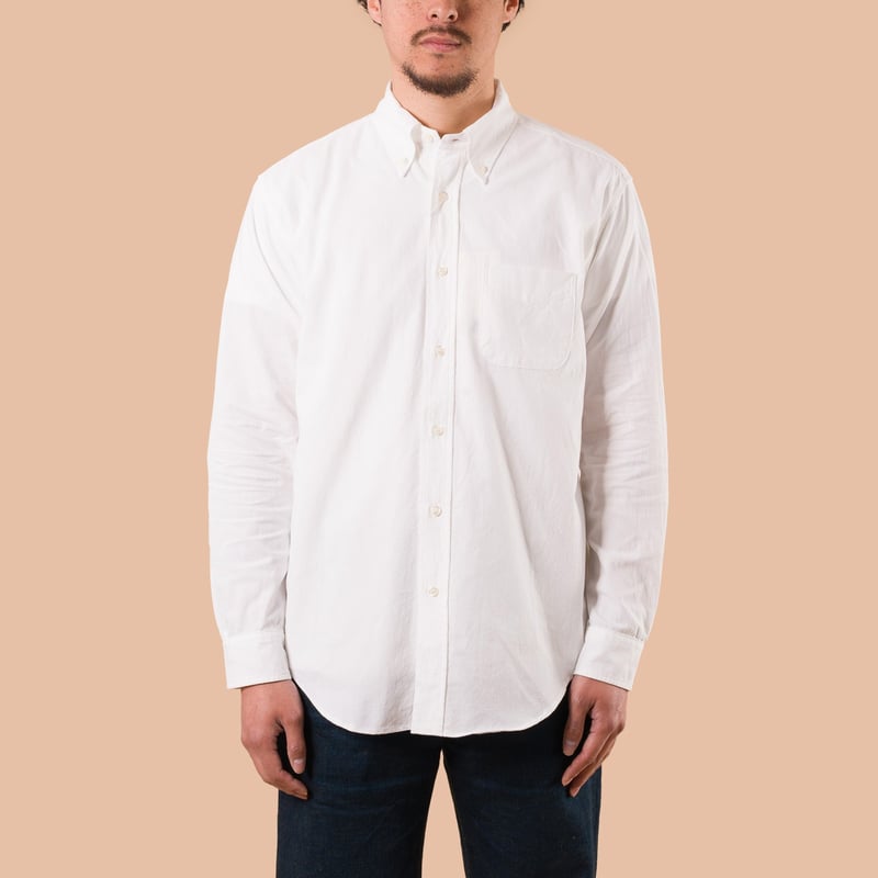 F3502 Oxford B.D. Shirt White