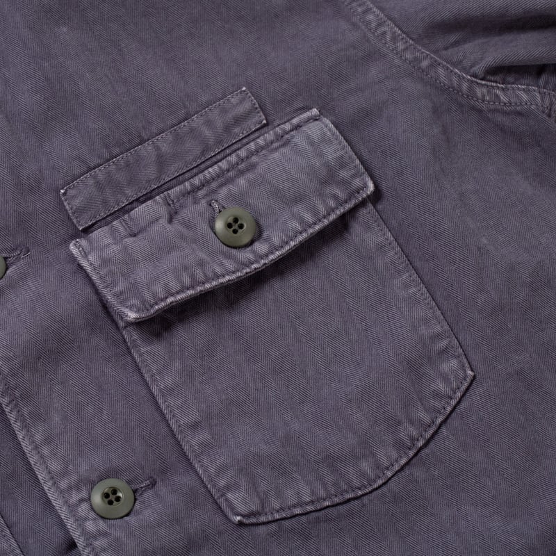 F2461 HBT Fatigue Jacket Navy