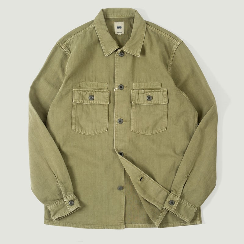 F2461 HBT Fatigue Jacket Olive
