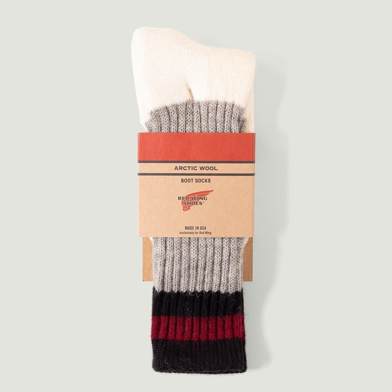Image flâneurs RED WING SHOES / Artic Wool Crew Socks Charcoal vignette