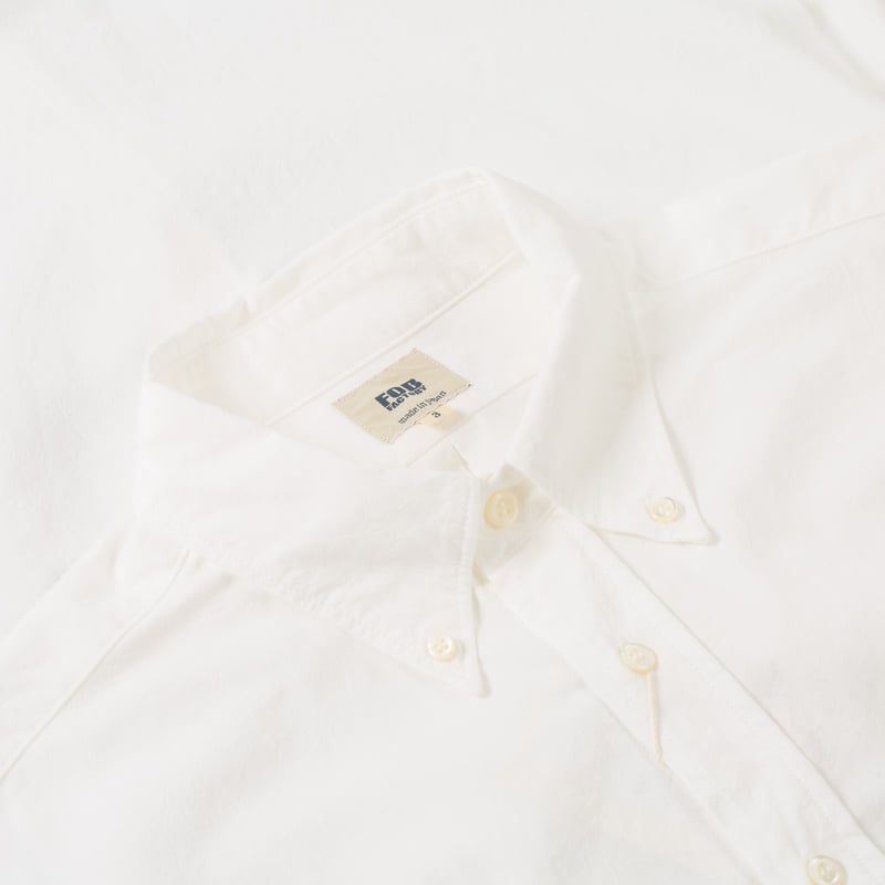 F3502 Oxford B.D. Shirt White