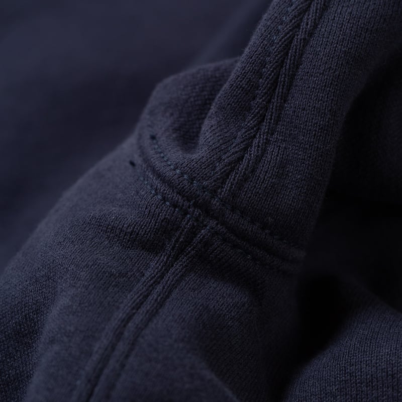 image coutures flaneurs xx development sweat capuche épais double layer navy (2)