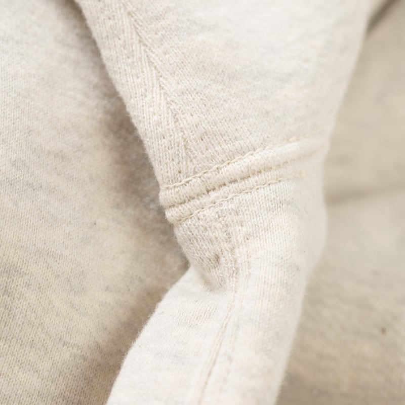 détail coutures flaneurs xx development sweat capuche épais double layer silverado and navy (2)