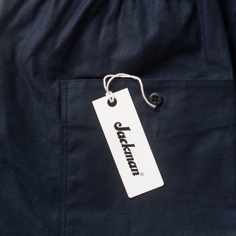 Back Nep Umps Pants Dark Navy