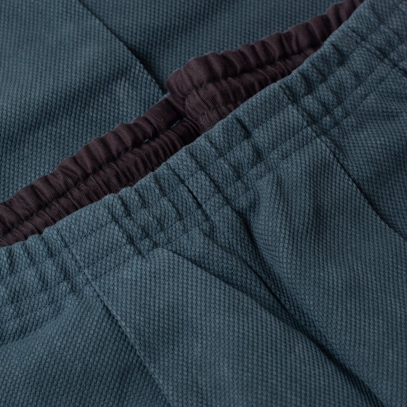 détail ceinture elastique flaneurs JACKMAN Sashiko Umps Pants Iron Navy (2)