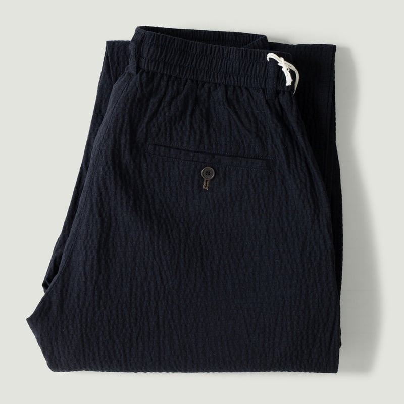 Vignettes flâneurs Oxford Pant Ospina Cotton Dark Navy