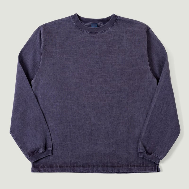 Image-Flâneurs_GOOD ON / L/S Heavy Crew Tee p-navy vignette