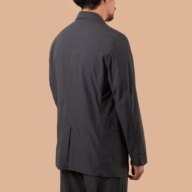 image flâneurs BEAMS PLUS / 3B Travel Jacket Comfort Cloth Charcoal de dos