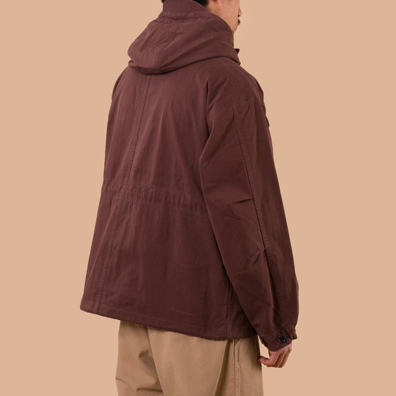 image flâneurs FRIZMWORKS / French M47 Parka Brown de dos