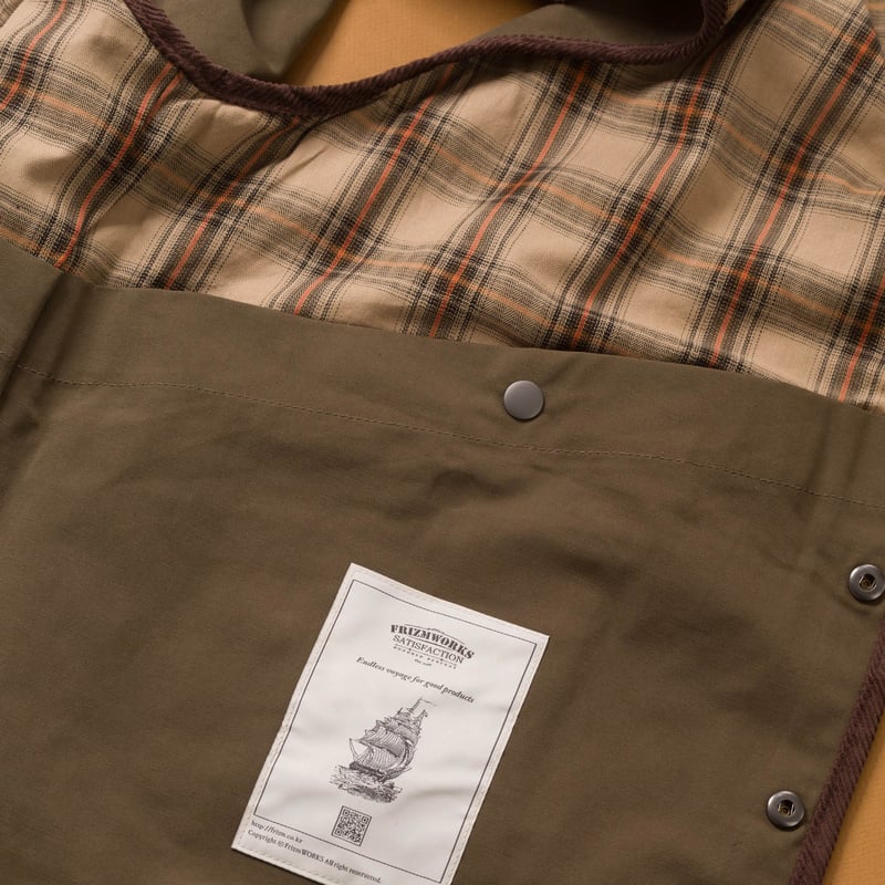 image flâneurs FRIZMWORKS / Heritage Hunting Vest olive de de détail 2